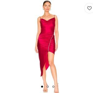 NWT Cinq a Sept Emilia Dress in Raspberry Revolve Size 6